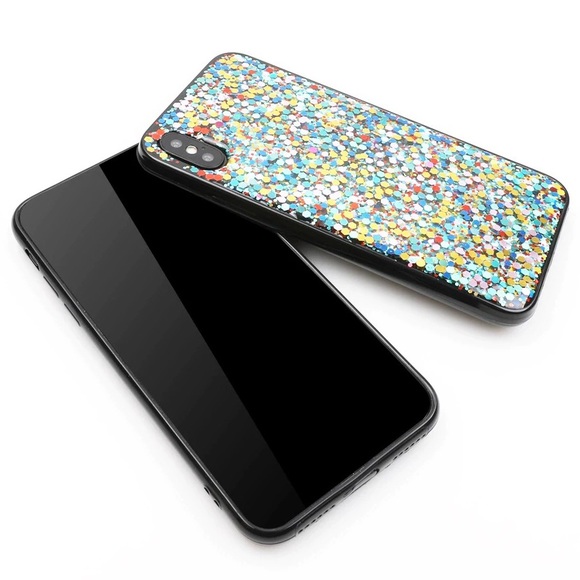 NEW iPhone 7/8 Layered Glitter Soft Case - Picture 4 of 4